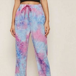 π SHEIN Tie Dye Sweatpants Large Joggers